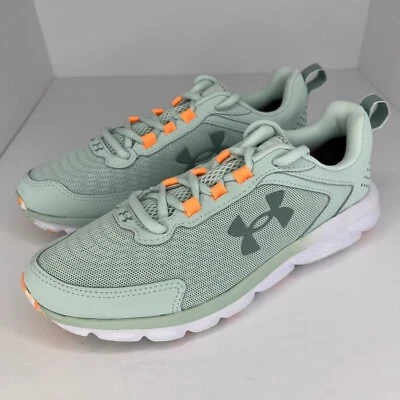 Under Armour Womens Mint Green Charged Assert 9 Low Top Size 8.5 Running Shoes - Image 1 of 4