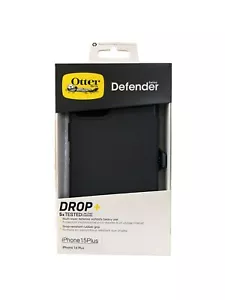 OtterBox - Defender Case for Apple iPhone 15 PLUS & 14 PLUS - Color: black - Picture 1 of 8