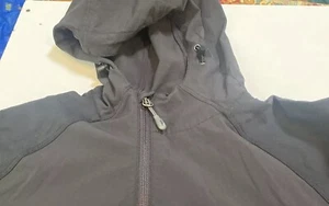 Outdoor RESEARCH  Trail Black Hooded Zip Up Shell - Picture 1 of 3