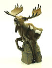 Moose porcelain statue - 3, perfect for the gift for him, collector, hunting