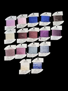 LOT of 14+ Rainbow Gallery 100% Rayon Needlepoint and Embroidery Floss - Picture 1 of 4