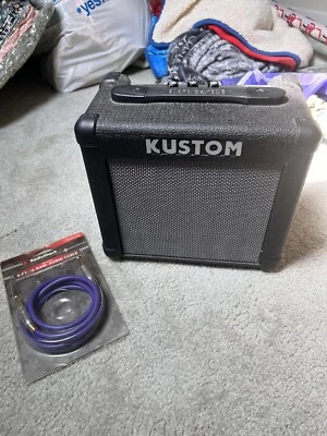 Kustom Model KGA10 Lead Guitar Amplifier - Tested & Works! 6 Foot Cable Included - Image 1 of 4