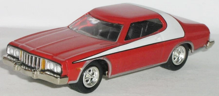 1/64 = HOLLYWOOD / STARSKY & HUTCH / 1976 76 FORD GRAN TORINO neumático de goma coche Foto 1 de 3