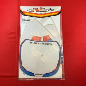 NOS N-Style Yamaha APPL-03-04-YZF-250-450 Pre Printed Plate White N03-148P  - Picture 1 of 3