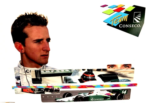 2004 A.J. FOYT IV #14 CONSECO A.J. FOYT ENT. TOYOTA IRL INDY CAR POSTCARD Cover