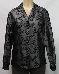 Cárdigan gris claro sin mangas Sag Harbor para mujer 2 piezas talla S - Imagen 1 de 6