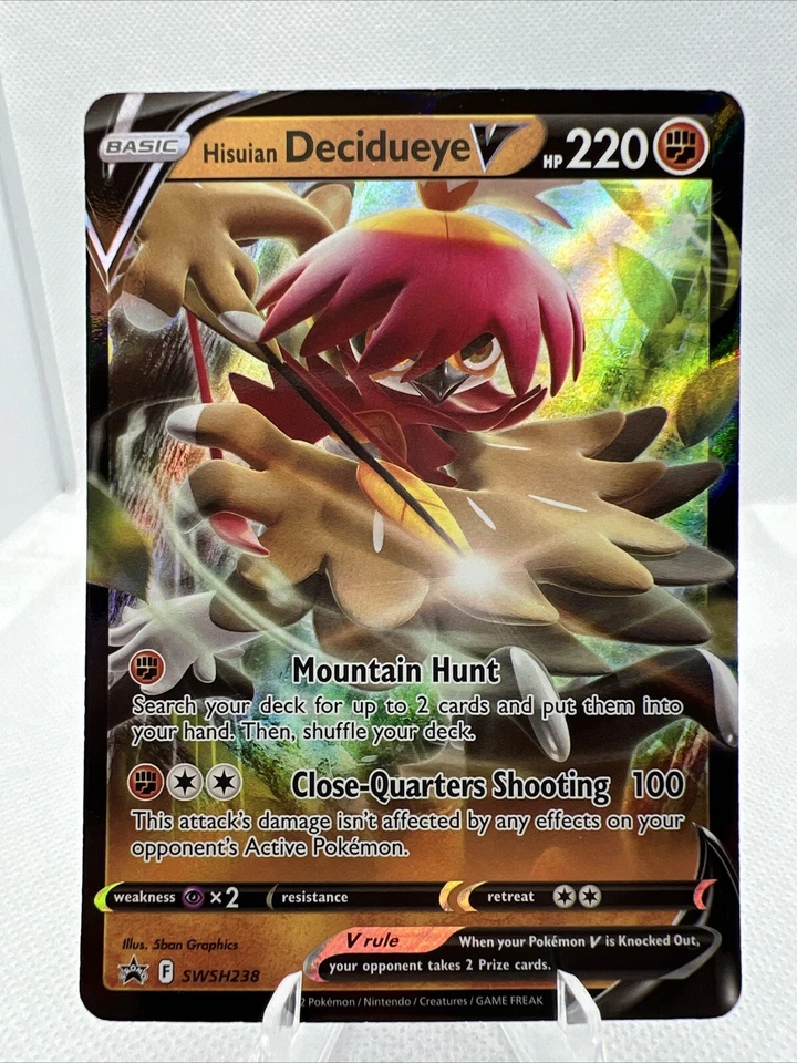 Hisuian Decidueye V SWSH238 SWSH: Sword & Shield Promo Cards Holo - Image 1 of 1
