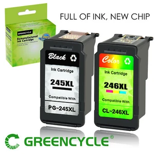 Cartucho de tinta genérico de EE. UU. PARA Canon PG-245XL CL-246XL MG2400 IP2855 TS3122 TR4520 - Imagen 1 de 14