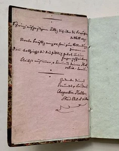 1820 Propst: Geistes Funken - Handschrift. Widmung Augustin Keller - Picture 1 of 5