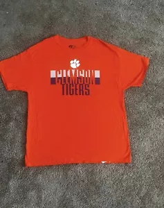 Clemson Tigers Shirt Mens Adult Extra Large Orange Logo Paw College Football - Picture 1 of 1