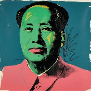 ANDY WARHOL Pop Art Poster or Rolled Canvas Print "MAO" Version "B" - Picture 1 of 1