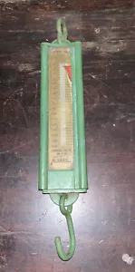 Vintage Antique HANSON No. 8916 "TEXAS COTTON SCALE" 160 Pound Capacity Chicago - Picture 1 of 6