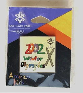 SPILLA DISTINTIVO GIOCHI OLIMPICI INVERNALI SALE LAKE CITY 2002 di AMINCO BAMBINI/SCI - Foto 1 di 2