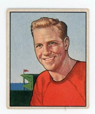 1950 Bowman EDDIE CARR San Francisco 49ers #106 VG/EX+ Condition SET BREAK - Image 1 of 2