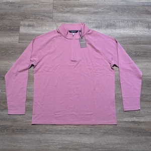 Peter Millar Crown Crafted Men's Large Valencia Wool Excursionist Flex Pullover - Picture 1 of 6