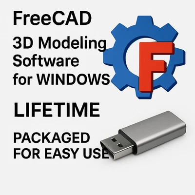 FreeCAD 3D Modeling Software for Windows 86/64 - Image 1 of 3