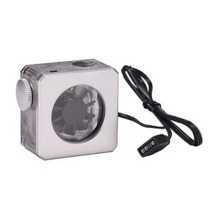 Système Débitmètre Refroidissement Eau pour PC Gaming Refroidissement Eau Bâtiment Argent J4E1 - Photo 1/10