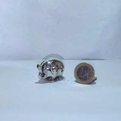 Statuina Placcata Argento - Num. 4 - Elefantino - Immagine 1 di 4