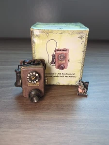 Boyds Bear Treasure Box- Alexander's Old-Fashioned Telephone w/ Bell McNibble - Picture 1 of 14