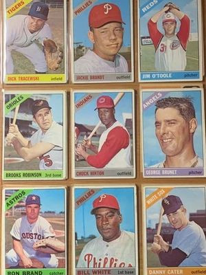 1966 Topps Baseball U PICK #202-516 Construção/Conjunto Completo Muito Bom-Ex Vintage FRETE GRÁTIS - Imagem 1 de 3