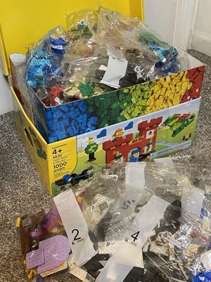 LEGO Classic Building Lot Of Over 10 Lbs And 14 City Minifigures! New In Bag! - Image 1 of 4