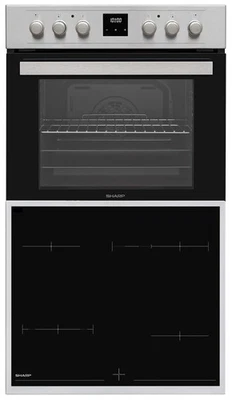 Einbauherd Set Backofen CERAN® Kochfeld Heißluft Pizzastufe Teleskopauszug - Bild 1 von 4