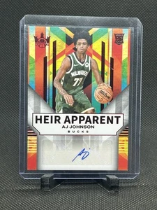 2024-25 COURT KINGS AJ JOHNSON RC HEIR APPARENT AUTO RUBY /99 - Picture 1 of 2