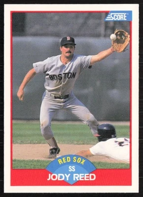 1989 Score Jody Reed Boston Red Sox #486 - Image 1 of 2
