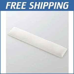 Long White Ergonomic Wrist Rest with Memory Foam - Reduces Fatigue Efficiently - Picture 1 of 2