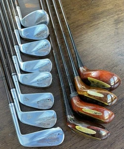 1930’s Wilson Helen Hicks Irons, Woods,2 Putters:One Wood Shaft Mallet - Picture 1 of 16