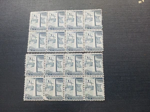 Bunker Hill Monument #1034  2 strip of 8 - Picture 1 of 1