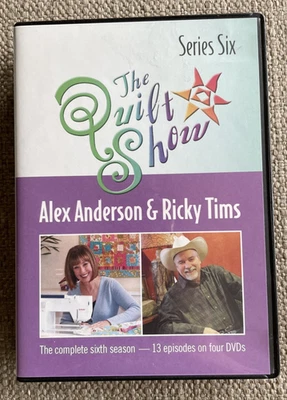 The Quilt Show Series Six DVD Set, Alex Anderson/Ricky Tims, EXCELLENT - Image 1 of 4