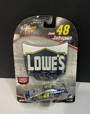 Winners Circle Jimmie Johnson 2006 Lowes #48 With Hood Magnet 1/64  - Image 1 of 2
