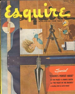 Esquire Magazine--April 1950-Al Moore gatefold-----91 - Picture 1 of 1