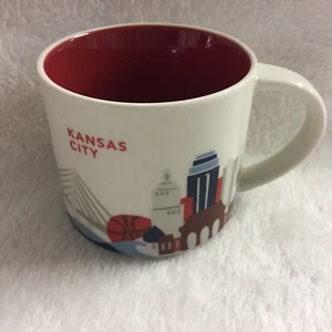 Starbucks 2014 You Are Here Collection Kansas City tazza caffè 14 oz limitata  - Foto 1 di 6