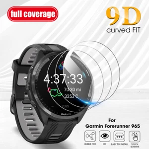 3-PACK Tempered Glass Screen Protector for Garmin Forerunner965 Watch Film - Picture 1 of 9