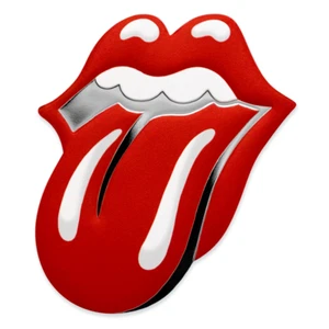 Moneda de plata Gibraltar 2021 5 libras Rolling Stones lengua y labios de 1 oz - Imagen 1 de 8