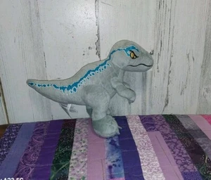 Jurassic World Dominion 7 inch Plush Blue Velociraptor Toy - Picture 1 of 6