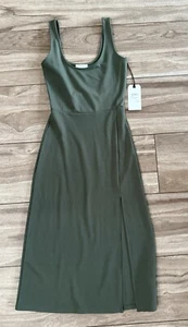 Size XS - Leith Green Thyme Midi Dress - Picture 1 of 4