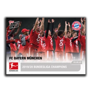 Topps Now Bundesliga #178 FC Bayern Munchen 2020 - Campeones de la Bundesliga 2019/20 - Imagen 1 de 2