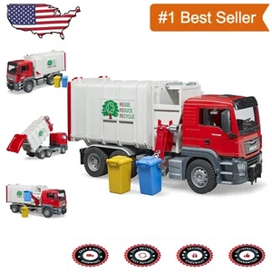 Realistic Side Loader Garbage Truck with Functional Arm - Educational Play Toy - Picture 1 of 6