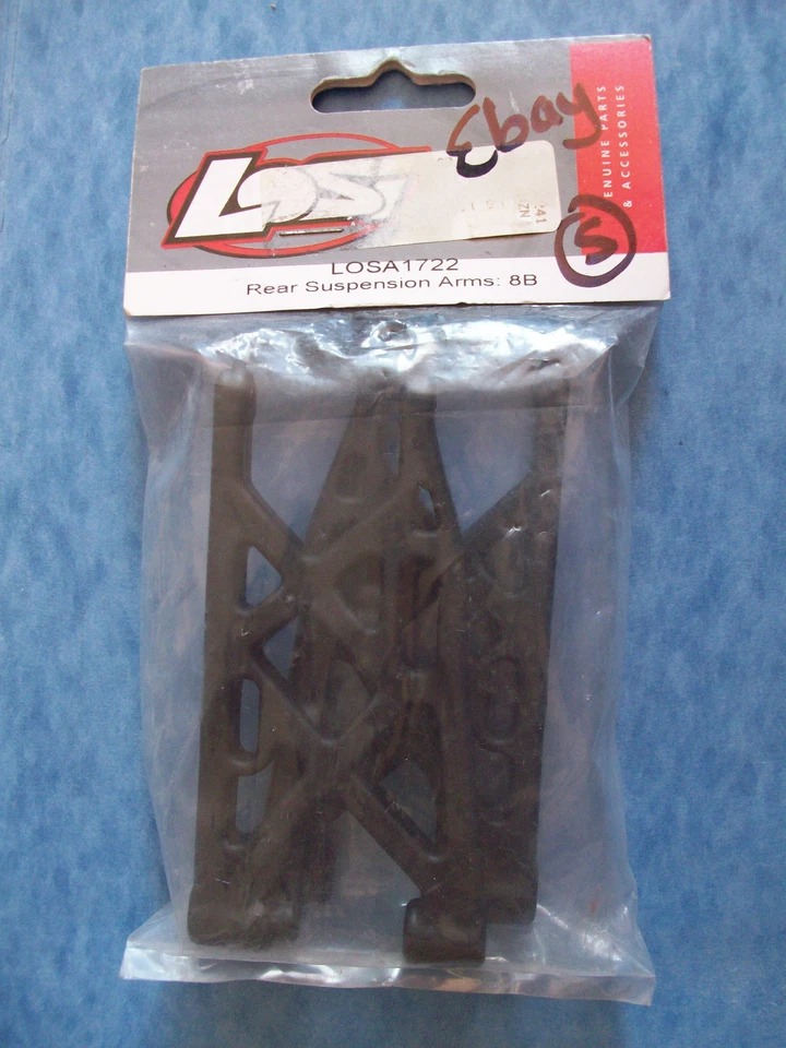 VINTAGE TEAM LOSI 1722 REAR SUSPENSION ARMS SET 8EIGHT BUGGY 8B LOSA1722 NIP - Image 1 of 1
