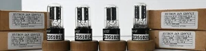 12SN7GT JAN HYTRON Black Base Made in U.S.A Amplitrex Tested #2351013/14/20/29 - Picture 1 of 12