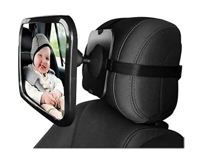 Espejo retrovisor para bebé para asiento de coche de seguridad infantil - cristal cl... envío rápido Foto 1 de 4