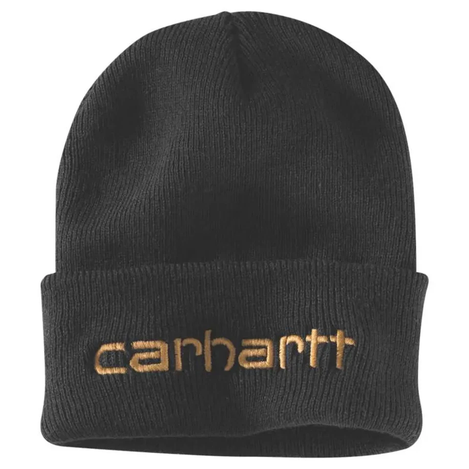 Cappello berretto Carhartt A18 nero invernale unisex - Imagen 1 de 1