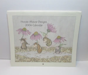 Vintage Haus Maus Designs Wandkalender 2004 Mäuse Katze Schwein Vogel Monatsdesign - Bild 1 von 9