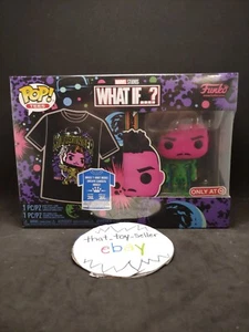 Paquete de Camiseta Funko Pop Marvel 989 What If Infinity Killmonger BlackLight - Imagen 1 de 3