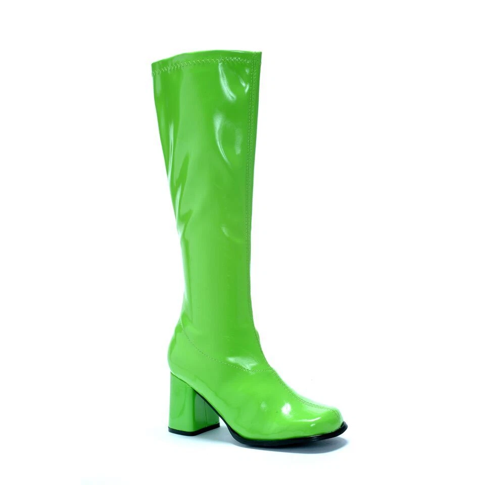 Botas hasta la rodilla blancas Cheerleader Dance Marching Band Color Guar Uniforme Desfile Foto 1 de 1