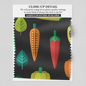48 Chilli Peppers Printed Roller Blind - blackout FREE UK delivery - Picture 1 of 4