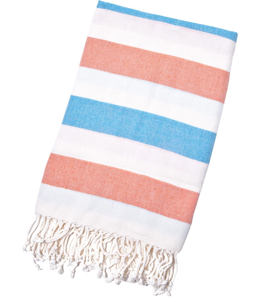 Toalla Turca Peshtemal Doble Color Fouta Playa Baño Hammam Toalla Pestemal Foto 1 de 1